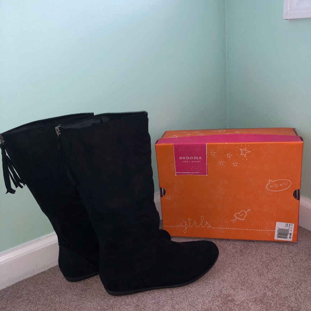 Sonoma black tall boots